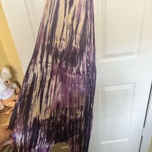 Purple Tie-Dye Women's Jumpsuit